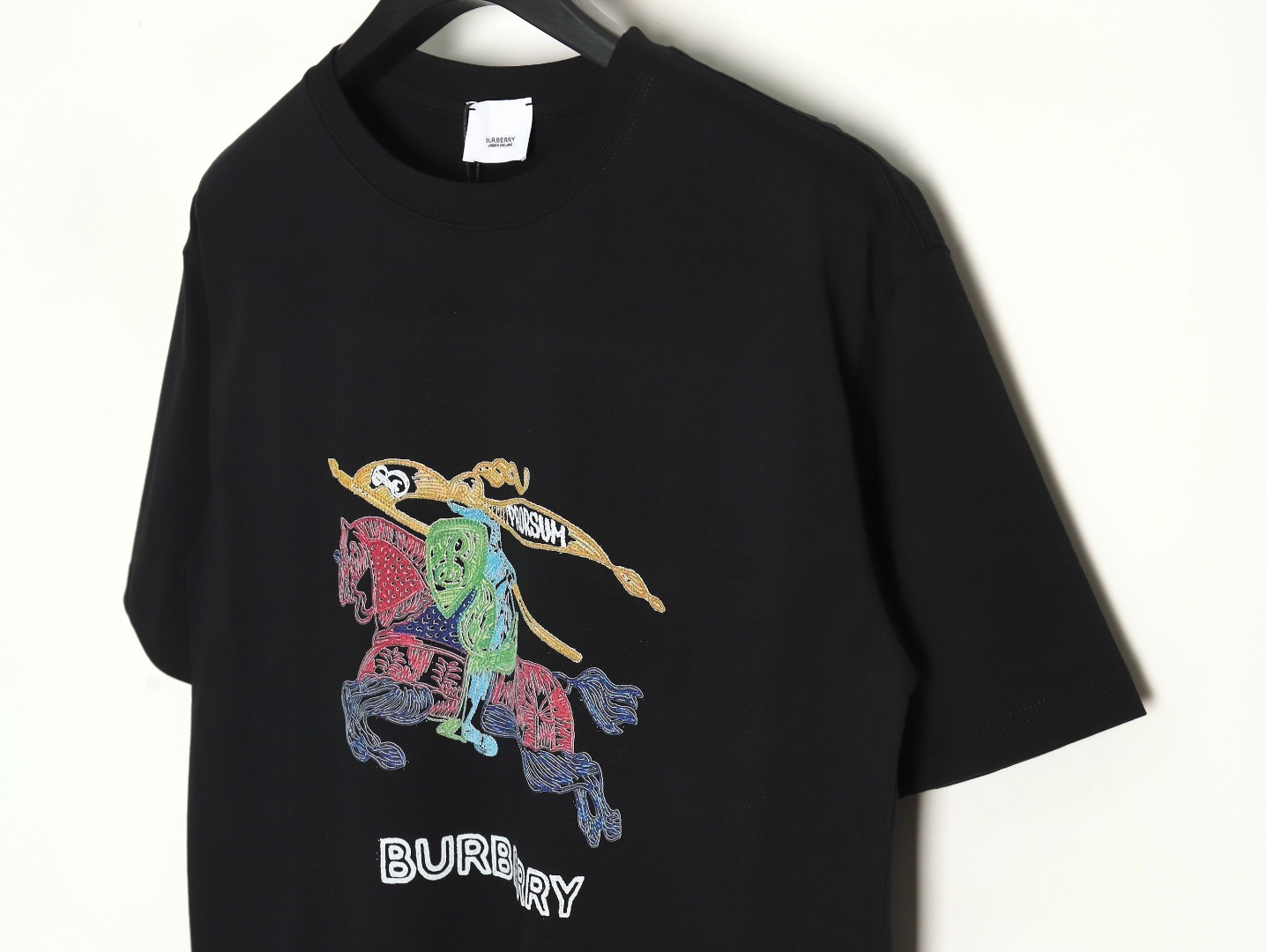 Burberry colorful knight horse logo print short sleeves TSK1