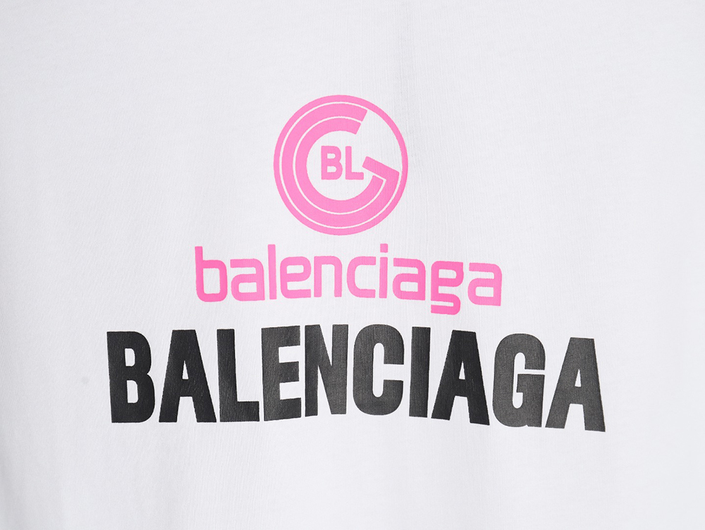 Balenciaga logo print short sleeves