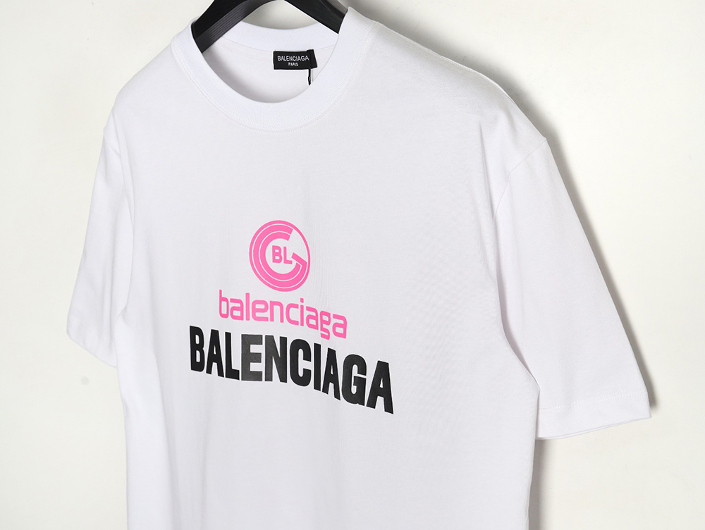 Balenciaga logo print short sleeves