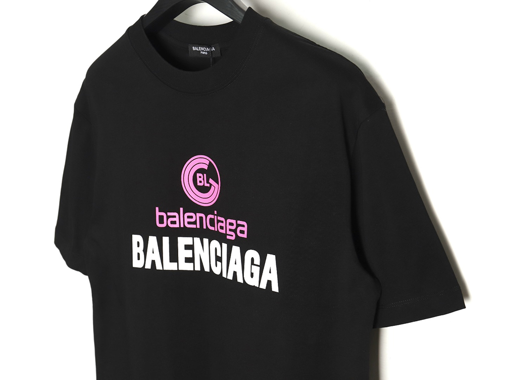 Balenciaga logo print short sleeves TSK1