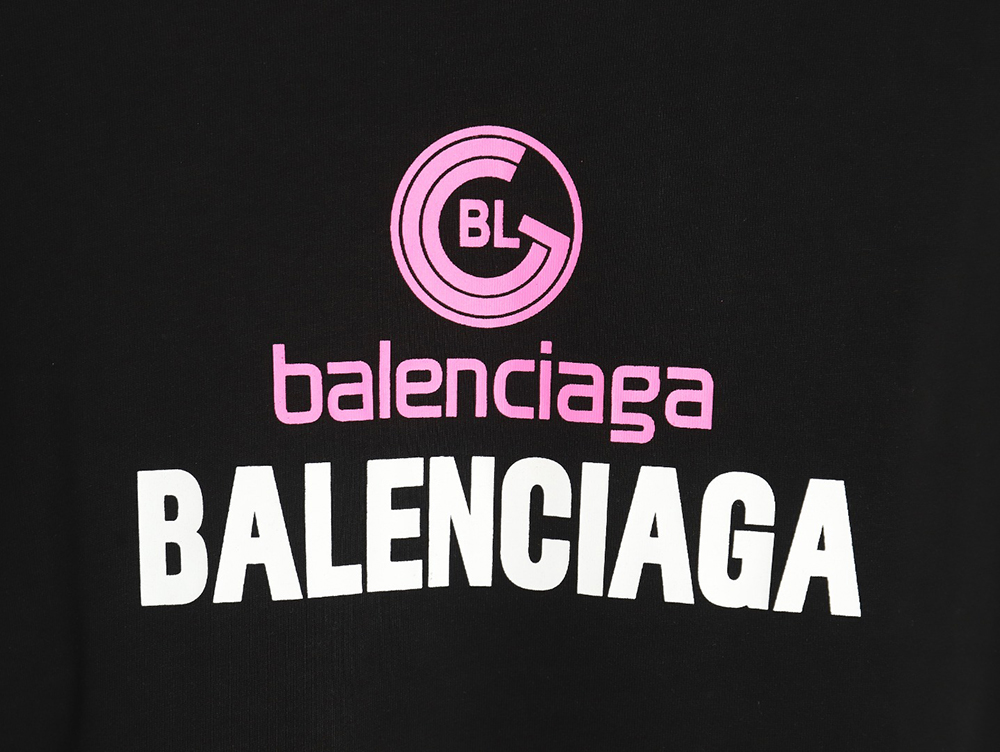 Balenciaga logo print short sleeves TSK1