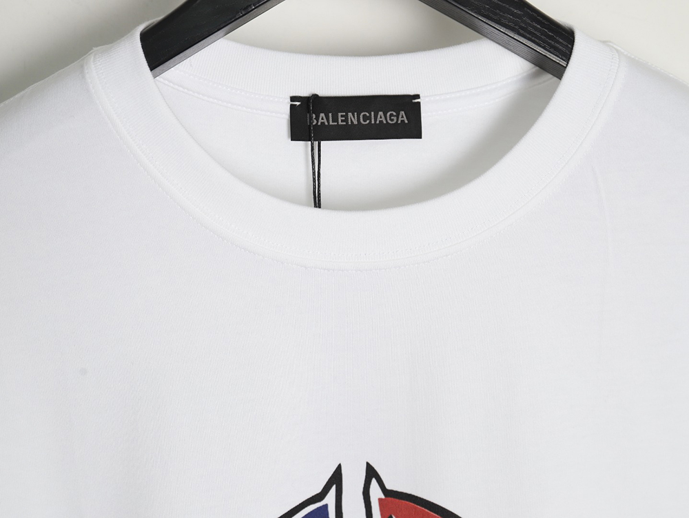 Balenciaga printed crew neck short sleeves