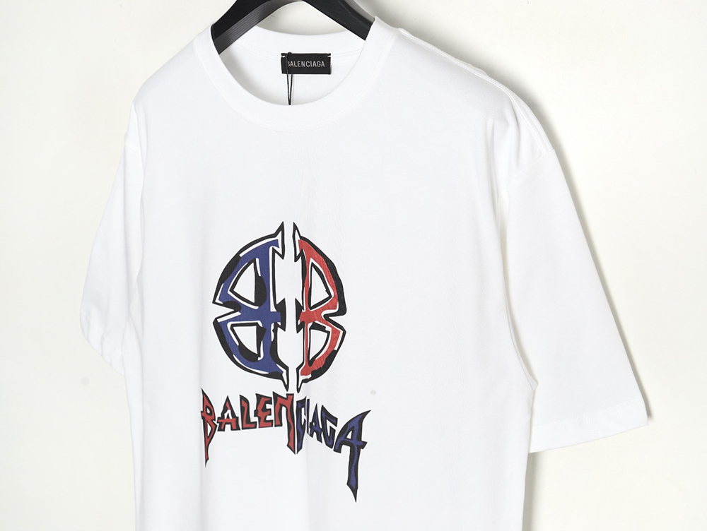 Balenciaga printed crew neck short sleeves