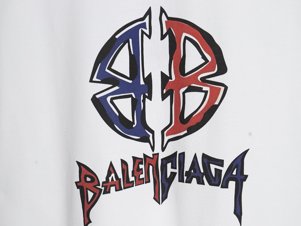 Balenciaga printed crew neck short sleeves