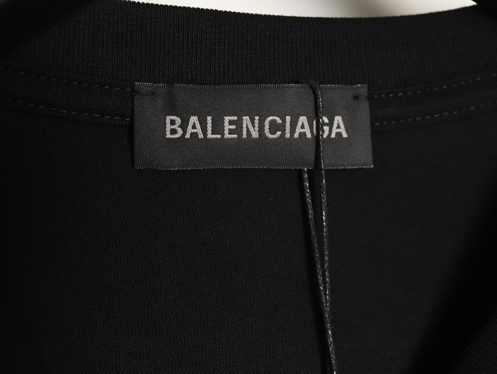 Balenciaga printed crew neck short sleeves TSK1