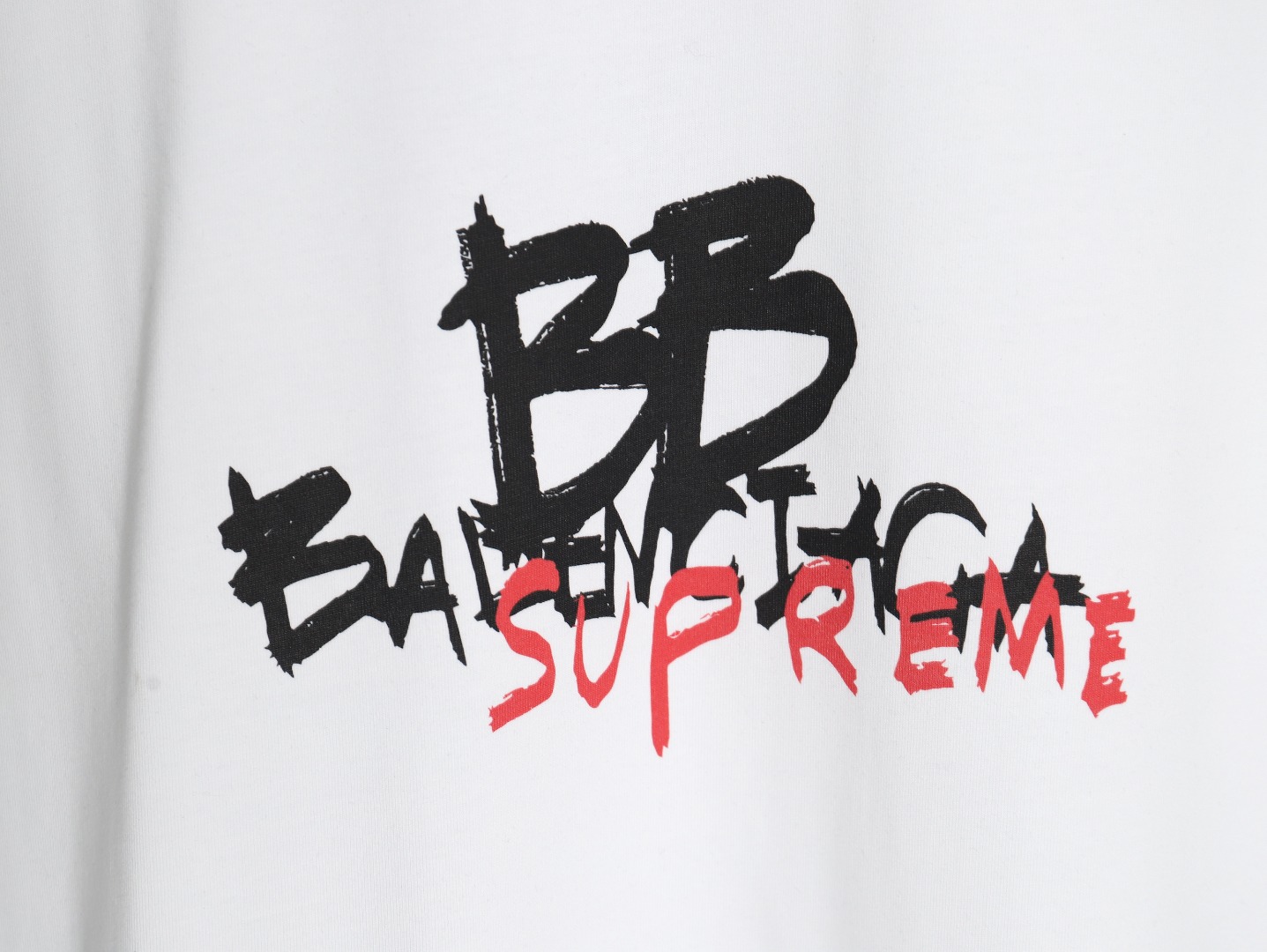 Balenciaga Script Crew Neck T-shirt