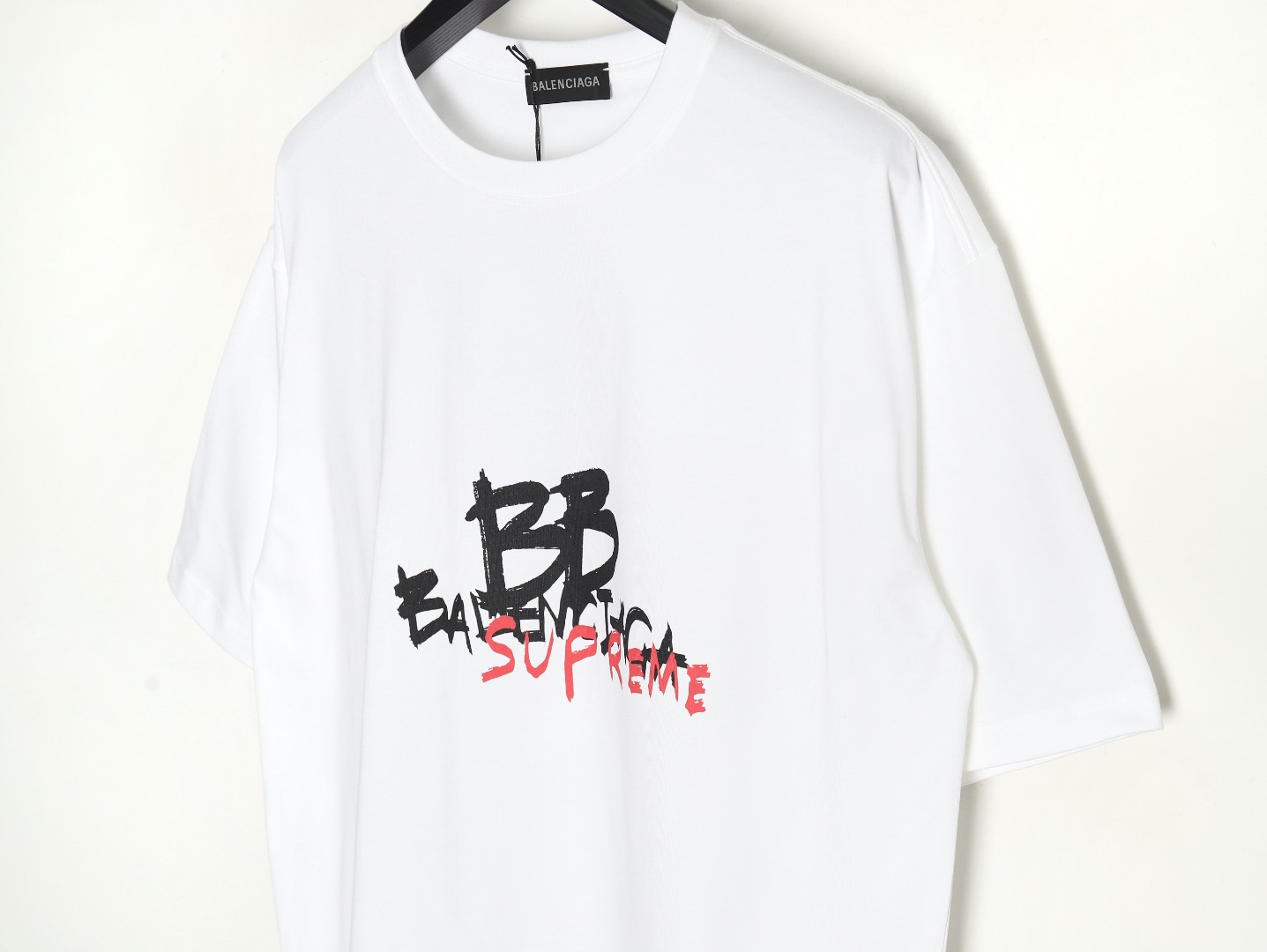 Balenciaga Script Crew Neck T-shirt