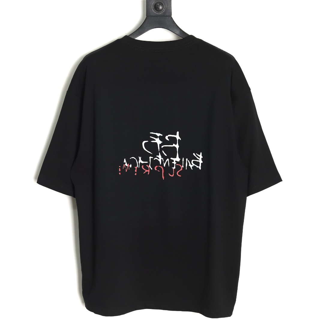 Balenciaga Script Crew Neck T-shirt TSK1