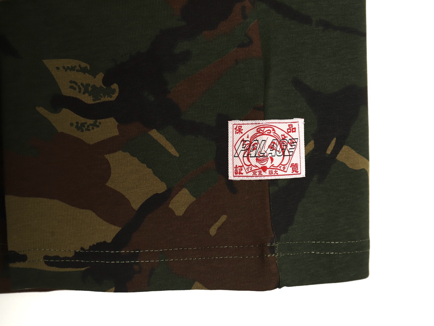 Evisu & palace camouflage heart letter short-sleeved T-shirt