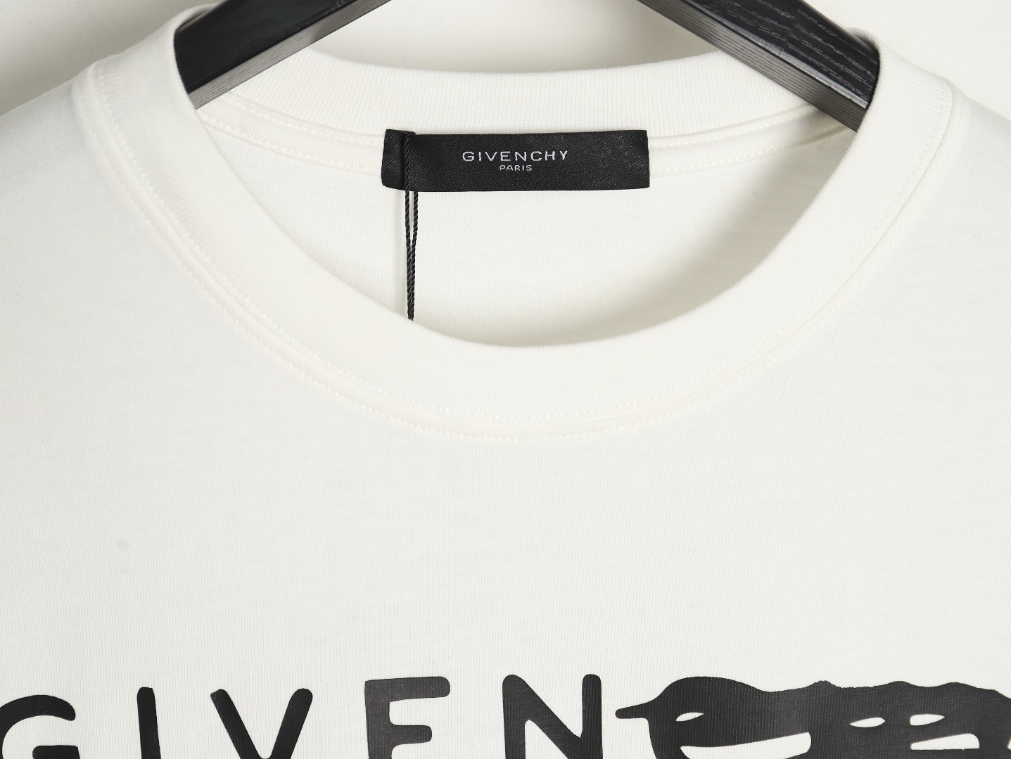 Givenchy altered lettering short-sleeved T-shirt