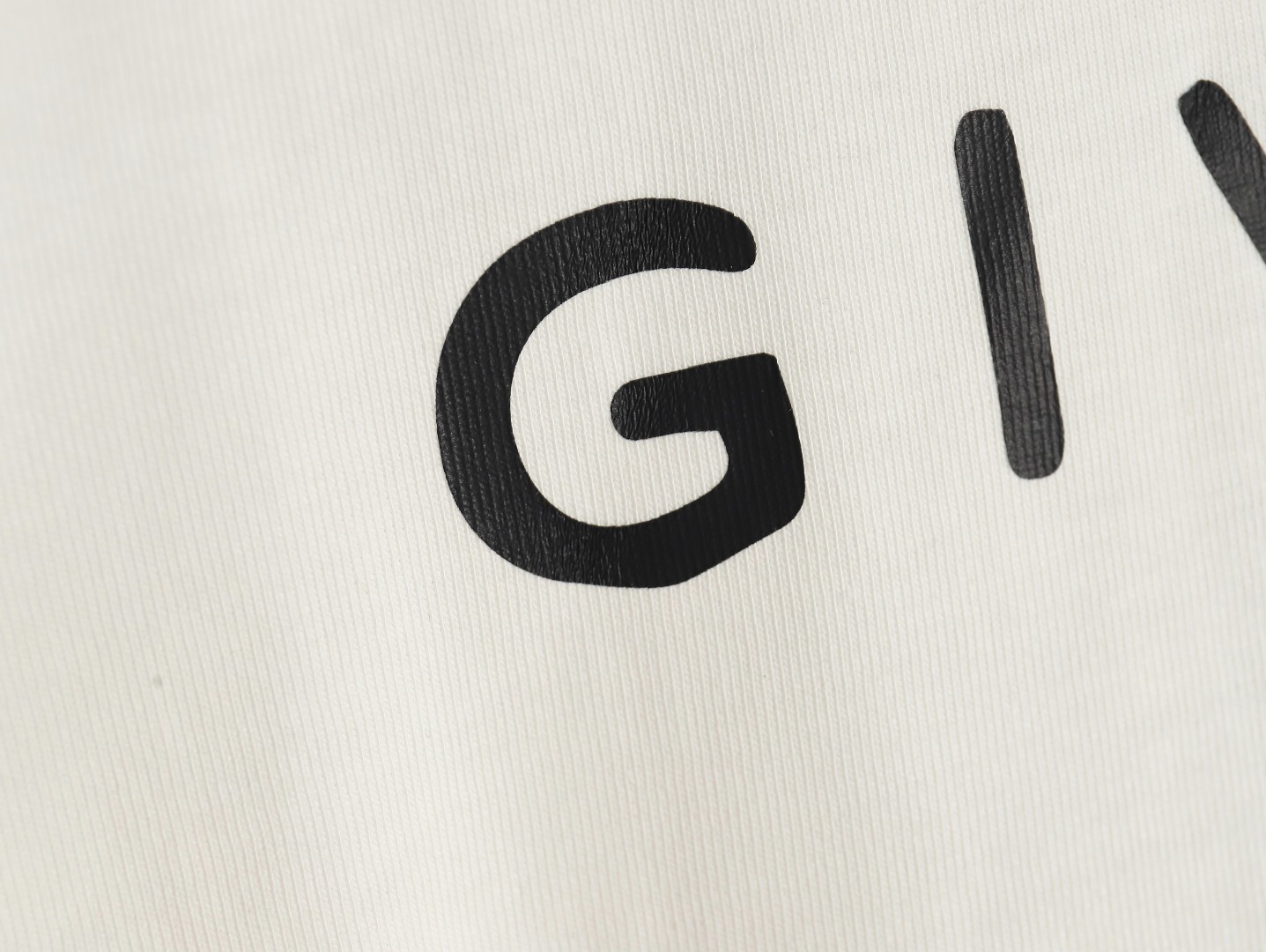 Givenchy altered lettering short-sleeved T-shirt