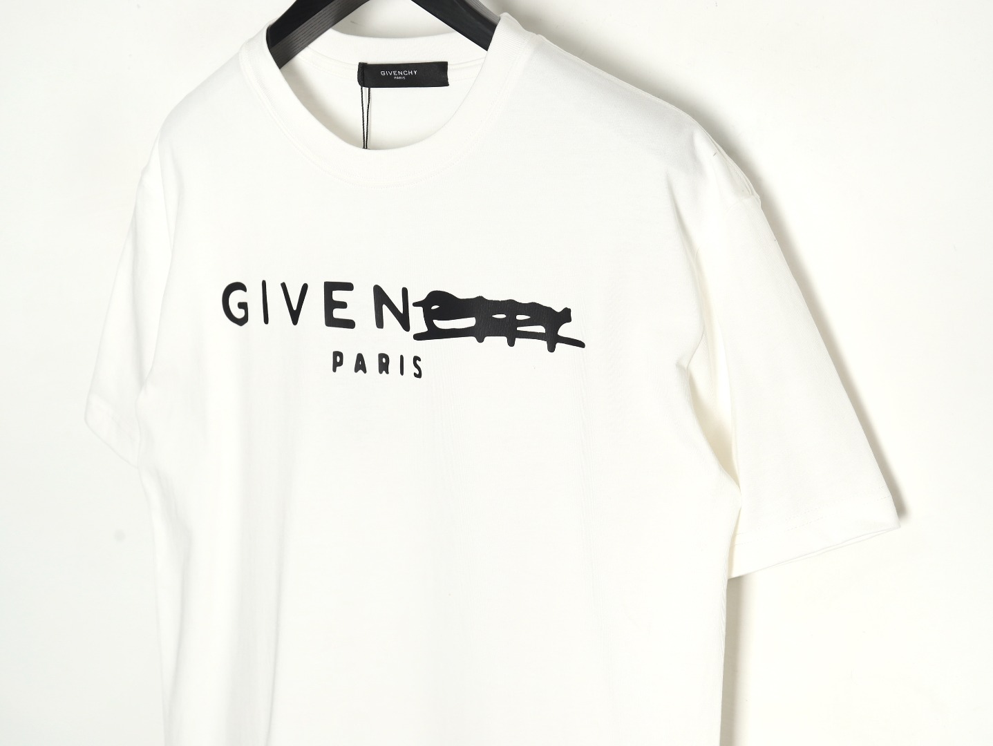 Givenchy altered lettering short-sleeved T-shirt