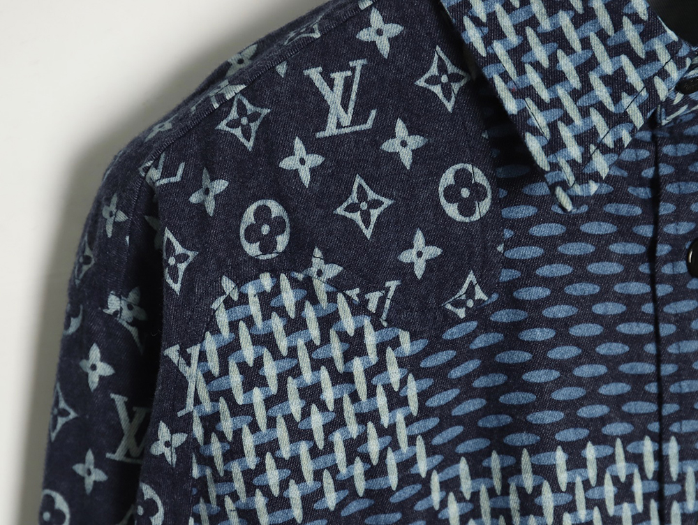 Louis Vuitton monogram checkerboard shirt