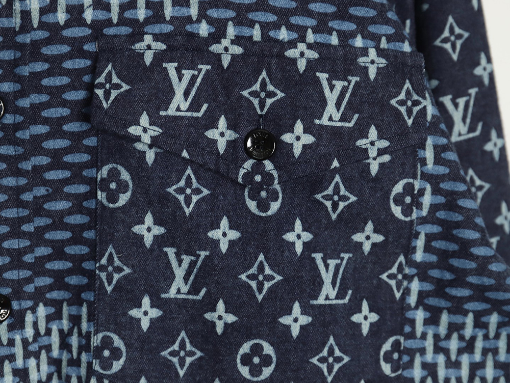 Louis Vuitton monogram checkerboard shirt