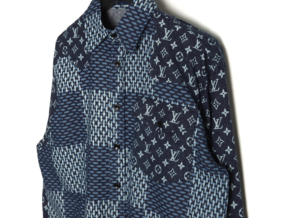 Louis Vuitton monogram checkerboard shirt