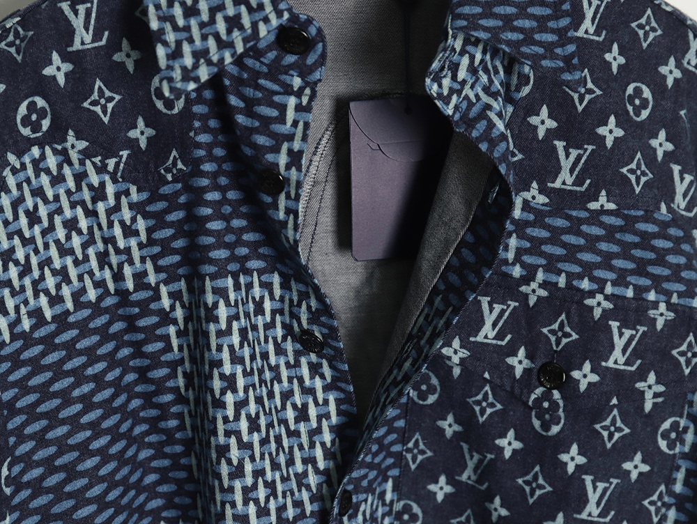 Louis Vuitton monogram checkerboard shirt