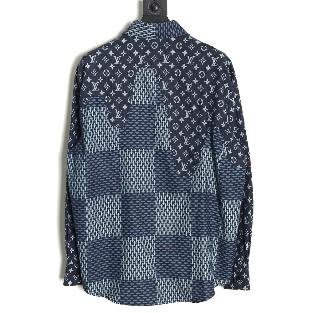 Louis Vuitton monogram checkerboard shirt