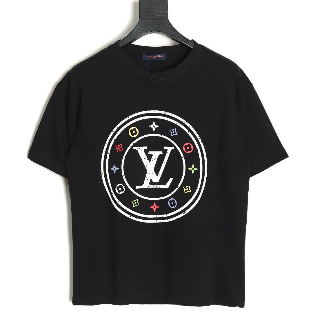 Louis Vuitton circle monogram short-sleeved T-shirt TSK1