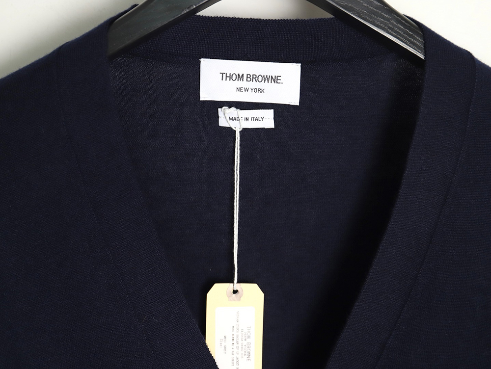 Thom Browne fine wool cardigan