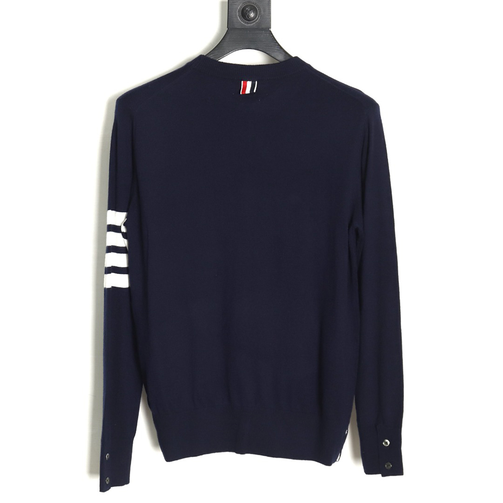 Thom Browne fine wool crew neck sweater