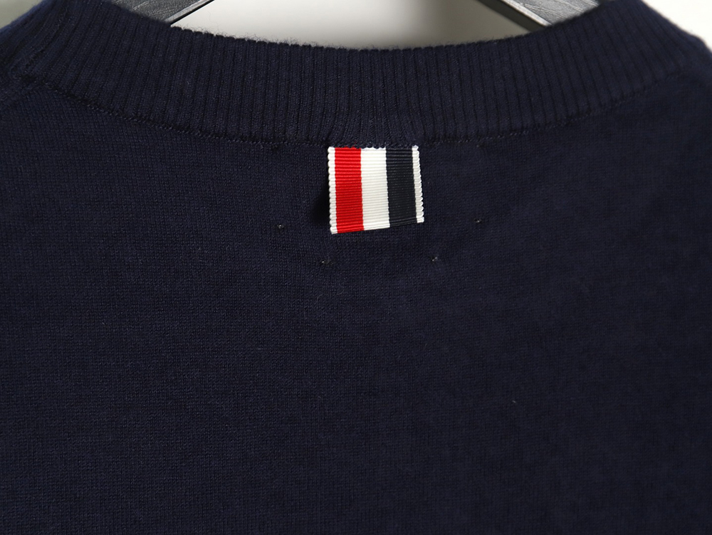 Thom Browne fine wool crew neck sweater