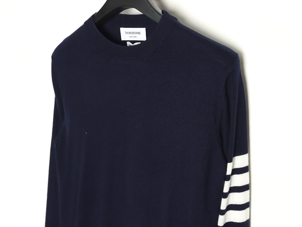 Thom Browne fine wool crew neck sweater