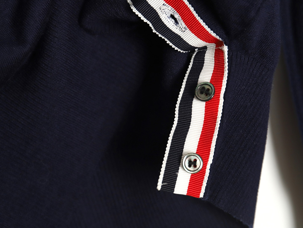 Thom Browne fine wool crew neck sweater