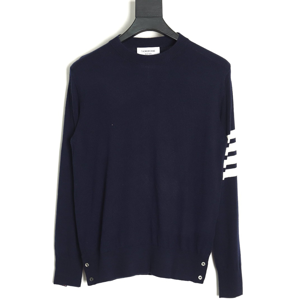 Thom Browne fine wool crew neck sweater