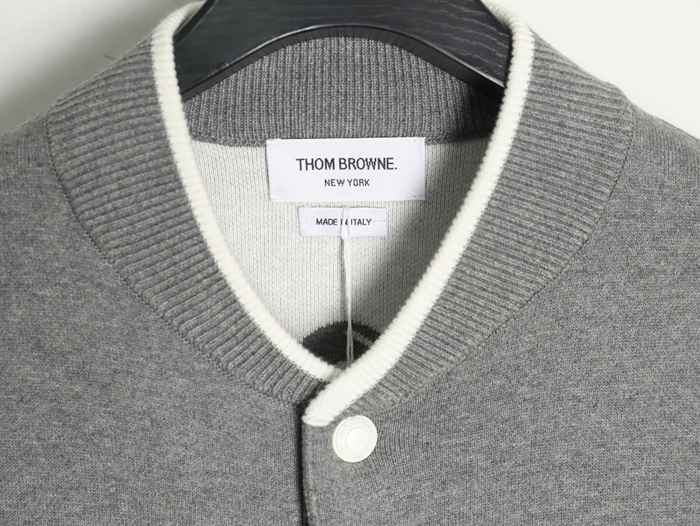 Thom Browne Anchor Baseball Jacket