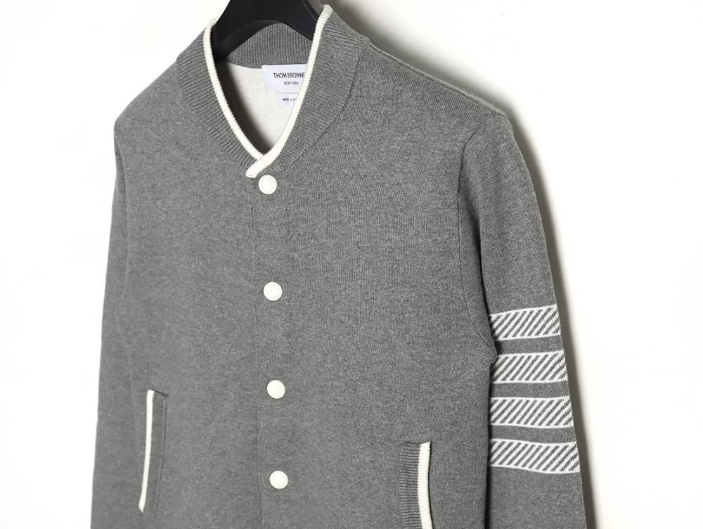 Thom Browne Anchor Baseball Jacket