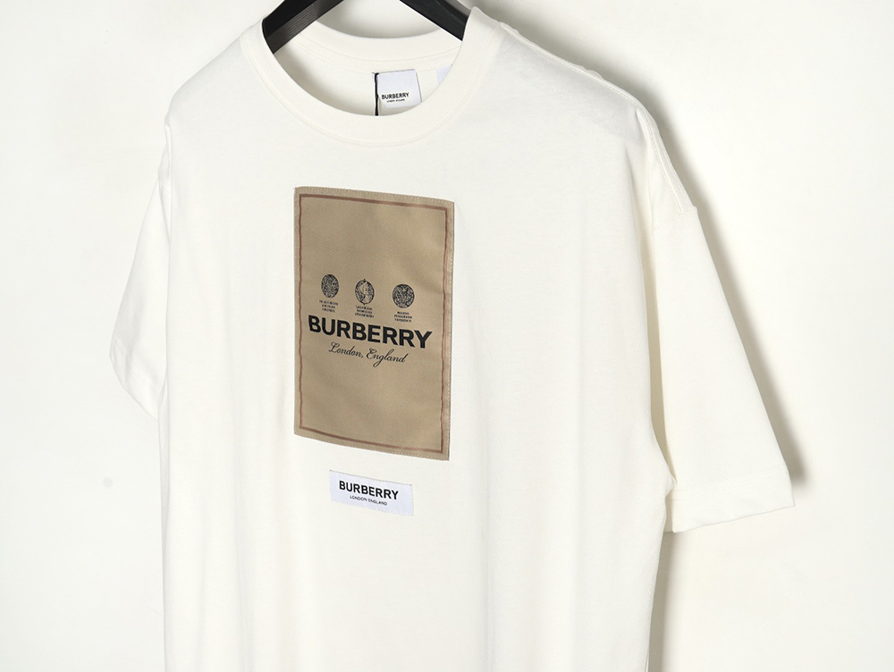 Burberry chest label short sleeve T-shirt