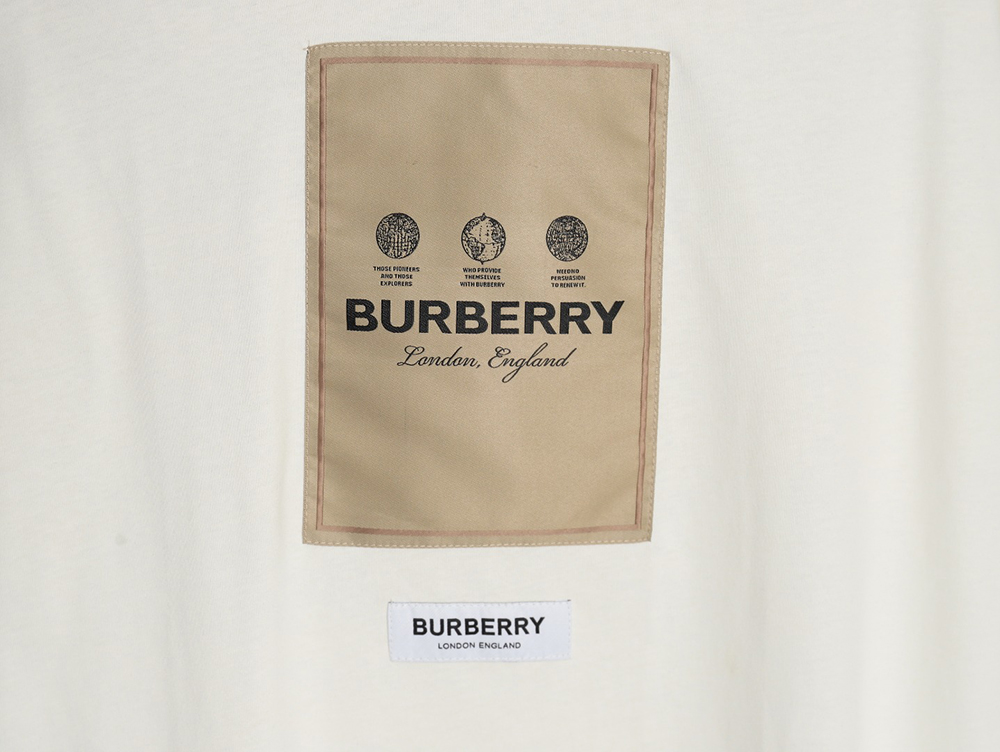 Burberry chest label short sleeve T-shirt