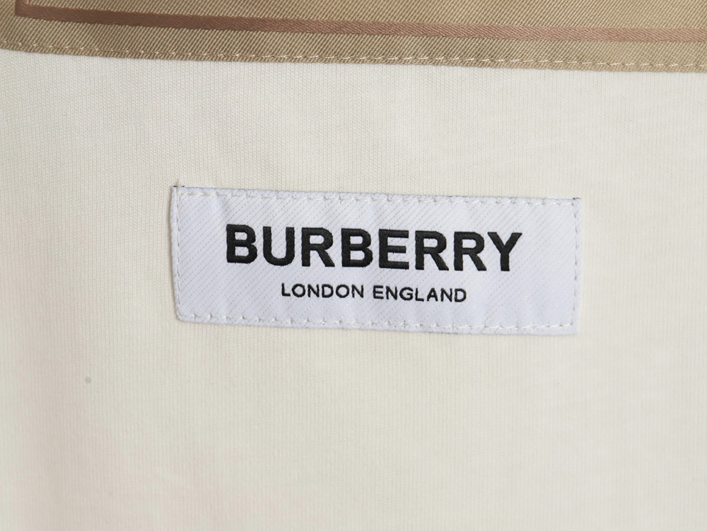 Burberry chest label short sleeve T-shirt