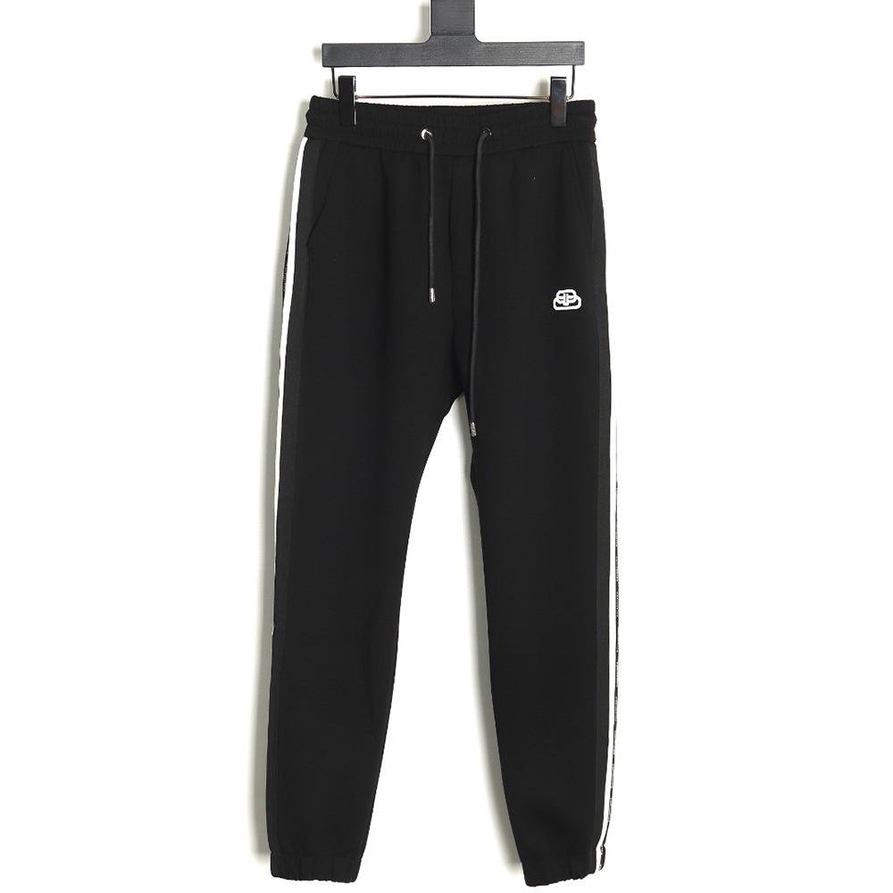 Balenciaga Lock Embroidered Web Trousers