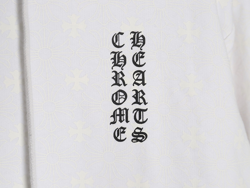 Chrome Hearts Cross Horseshoe Print Hoodie