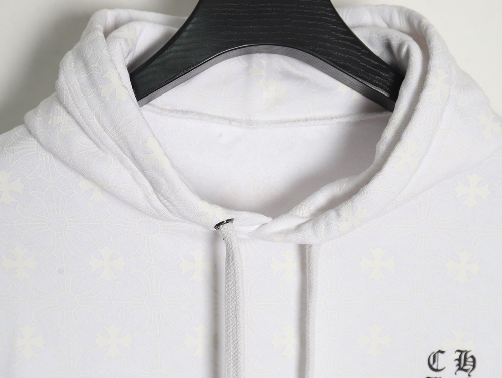 Chrome Hearts Cross Horseshoe Print Hoodie