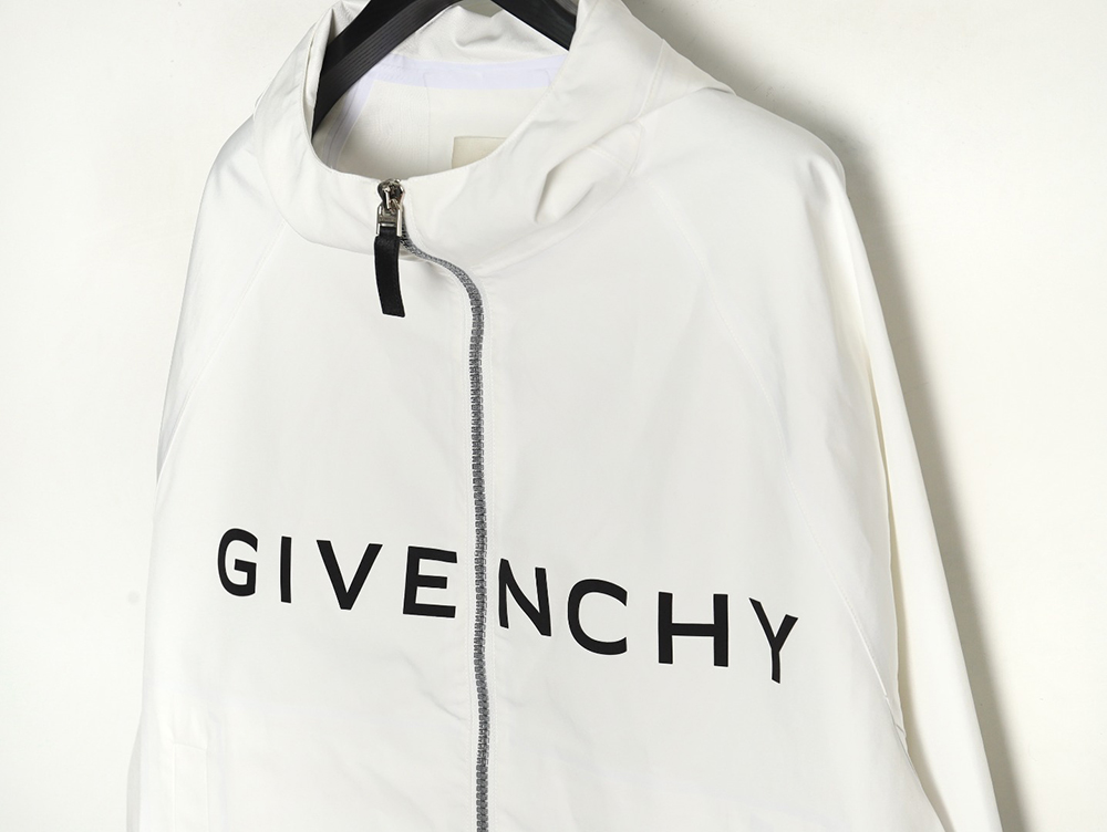 Givenchy Logo Zip-up Hooded Jacket