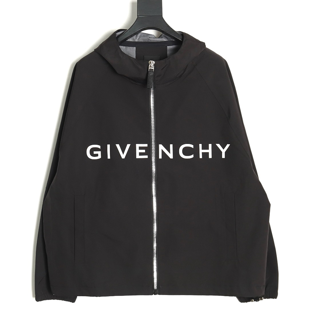 Givenchy Logo Zip-up Hooded Jacket TSK1