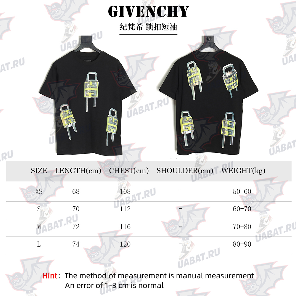 Givenchy lock button short sleeve