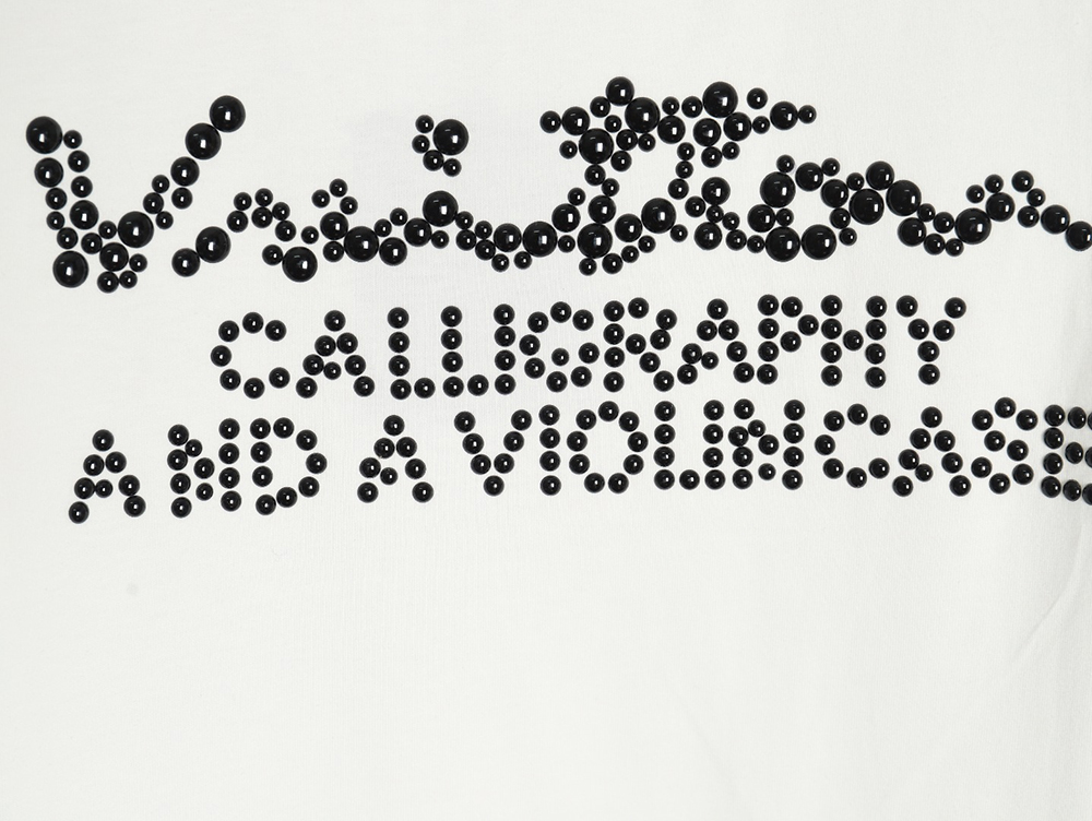 Louis Vuitton Embroidered Beaded Short Sleeve T-Shirt