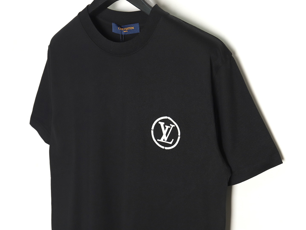 Louis Vuitton Embroidered Beaded Short Sleeve T-Shirt TSK1