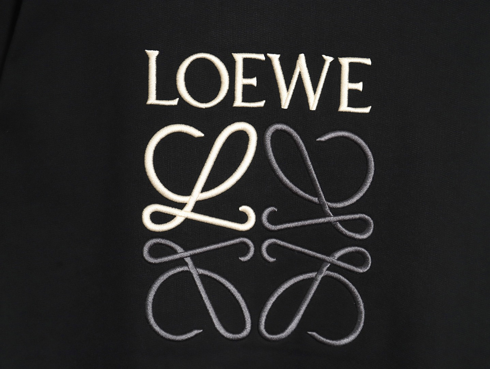 Loewe Anagram embroidered long-sleeved crewneck sweatshirt