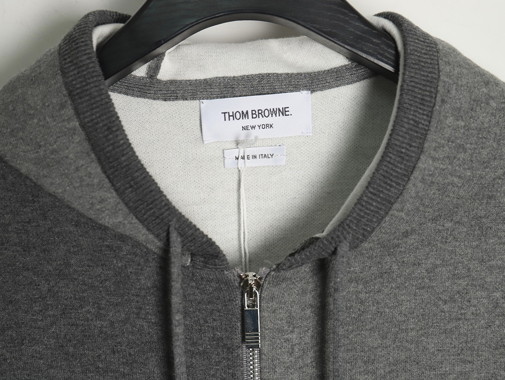 Thom Browne Golden Turtle Knitted Hooded Jacket