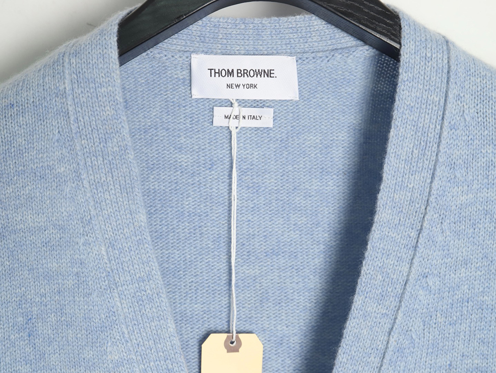 Thom Browne three button Australian wool cardigan