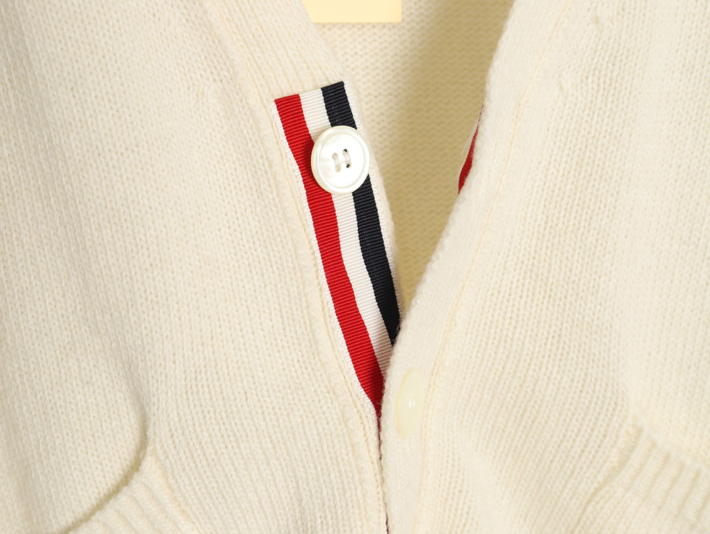 Thom Browne three button Australian wool cardigan TSK1