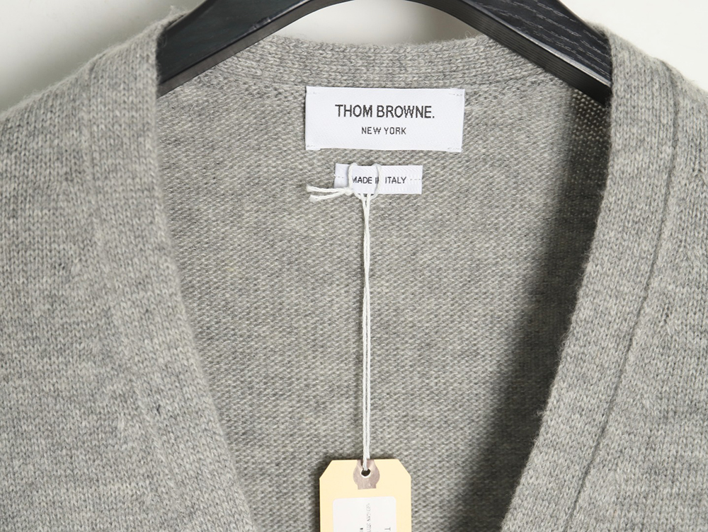 Thom Browne three button Australian wool cardigan TSK2