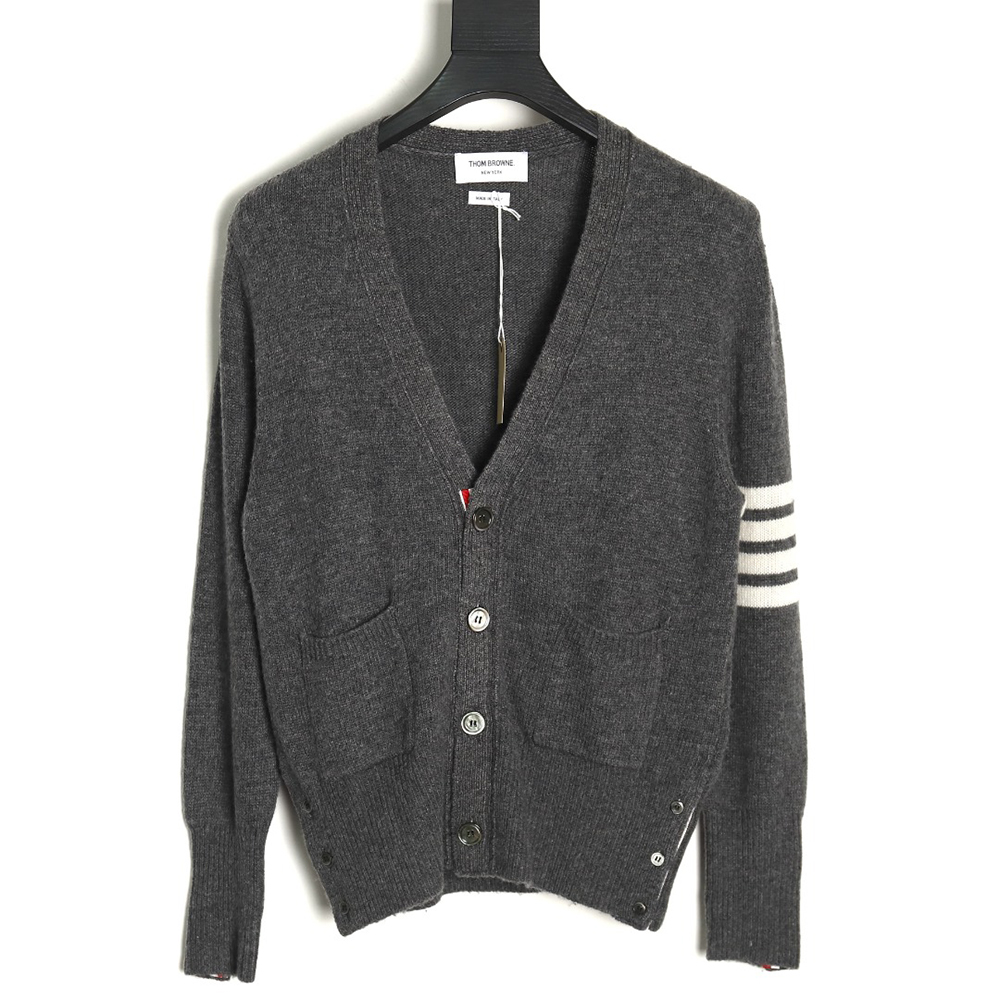 Thom Browne three button Australian wool cardigan TSK3