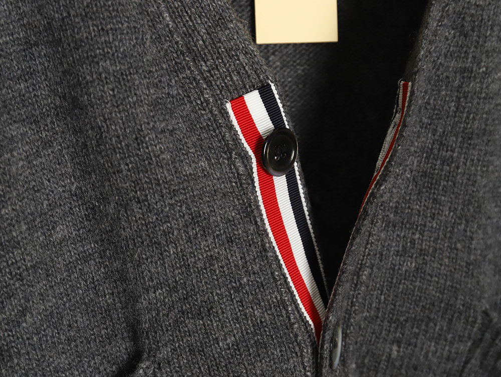 Thom Browne three button Australian wool cardigan TSK3