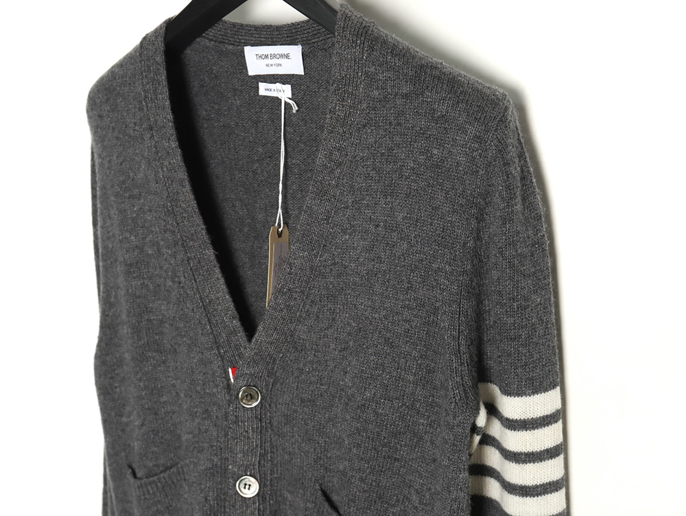 Thom Browne three button Australian wool cardigan TSK3