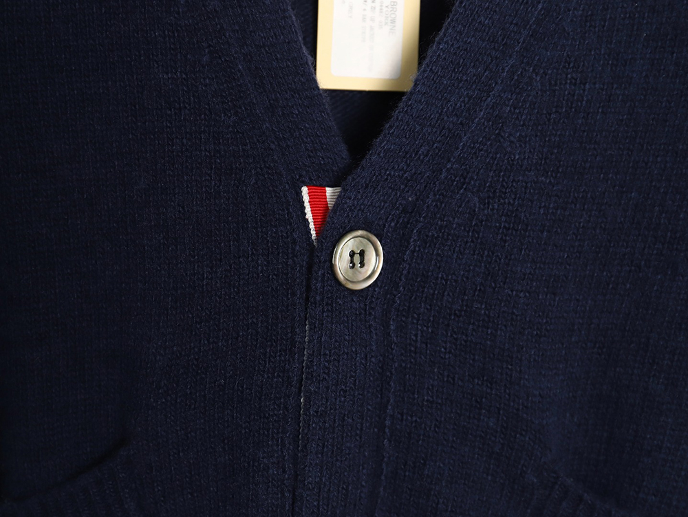 Thom Browne three button Australian wool cardigan TSK4